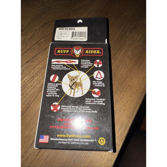 Ruff Rider Canine Dog Vehicle Restraint Multi Use Harness RED XXSM 5-7 lbs New - Picture 5 of 5